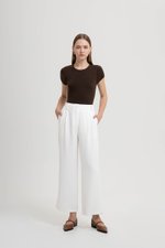 BLAKELY ADJUSTABLE WAIST WIDE LEG PANTS (REGULAR)