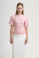 SOFIANA BATWING TIE BACK TOP