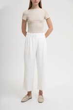 BLAKELY ADJUSTABLE WAIST WIDE LEG PANTS (PETITE)