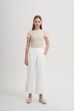 BLAKELY ADJUSTABLE WAIST WIDE LEG PANTS (PETITE)