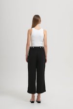BLAKELY ADJUSTABLE WAIST WIDE LEG PANTS (PETITE)
