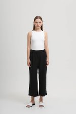 BLAKELY ADJUSTABLE WAIST WIDE LEG PANTS (PETITE)