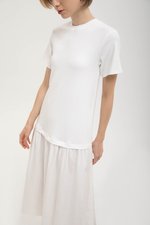 VERONA TEE DROP WAIST MIDI DRESS