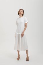 VERONA TEE DROP WAIST MIDI DRESS