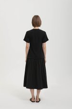 VERONA TEE DROP WAIST MIDI DRESS