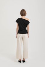 *BACKORDER 5* AMIRA ASYMMETRIC OFF SHOULDER TOP W BELT