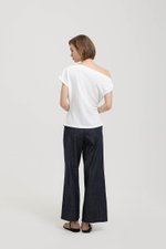 *BACKORDER 5* AMIRA ASYMMETRIC OFF SHOULDER TOP W BELT