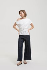 AMIRA ASYMMETRIC OFF SHOULDER TOP W BELT