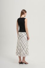 CLAIRE BUTTONDOWN RIBBED TANK TOP