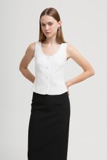 EMMA SCOOP NECK VEST TOP