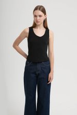 EMMA SCOOP NECK VEST TOP