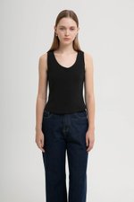 EMMA SCOOP NECK VEST TOP