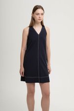 NATASHA CONTRAST MINI DRESS
