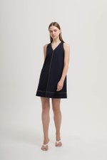 NATASHA CONTRAST MINI DRESS