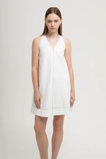 NATASHA CONTRAST MINI DRESS