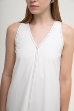 NATASHA CONTRAST MINI DRESS