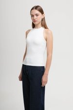 FARLEY CRISS CROSS BACK TANK TOP