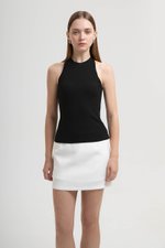 FARLEY CRISS CROSS BACK TANK TOP