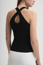 FARLEY CRISS CROSS BACK TANK TOP