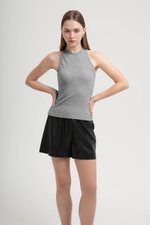 FARLEY CRISS CROSS BACK TANK TOP