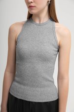 FARLEY CRISS CROSS BACK TANK TOP