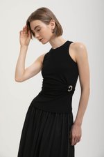 DANI MODAL TANK W/ DETACHABLE BROOCH