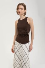 DANI MODAL TANK W/ DETACHABLE BROOCH