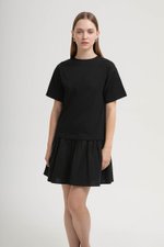 MARBELLA TEE DROP WAIST MINI DRESS