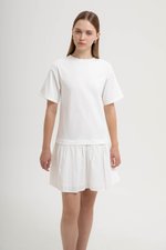 MARBELLA TEE DROP WAIST MINI DRESS
