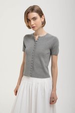 IVONNE BUTTONDOWN KNIT TOP