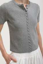 IVONNE BUTTONDOWN KNIT TOP