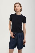 IVONNE BUTTONDOWN KNIT TOP