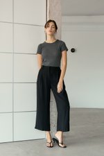 BLAKELY ADJUSTABLE WAIST WIDE LEG PANTS (PETITE)