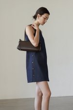 MARLA RIBBON TRAPEZE SHOULDER BAG