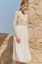 GINNY RIBBED KNIT CARDIGAN