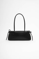 MARLA RIBBON TRAPEZE SHOULDER BAG
