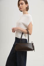 MARLA RIBBON TRAPEZE SHOULDER BAG