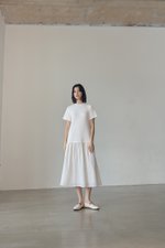 VERONA TEE DROP WAIST MIDI DRESS