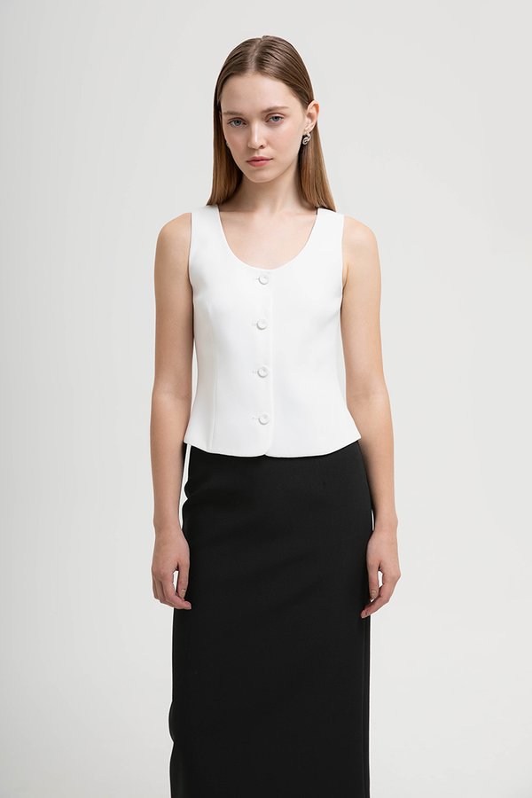 EMMA SCOOP NECK VEST TOP