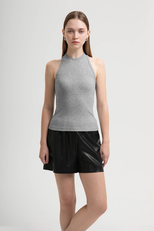 FARLEY CRISS CROSS BACK TANK TOP