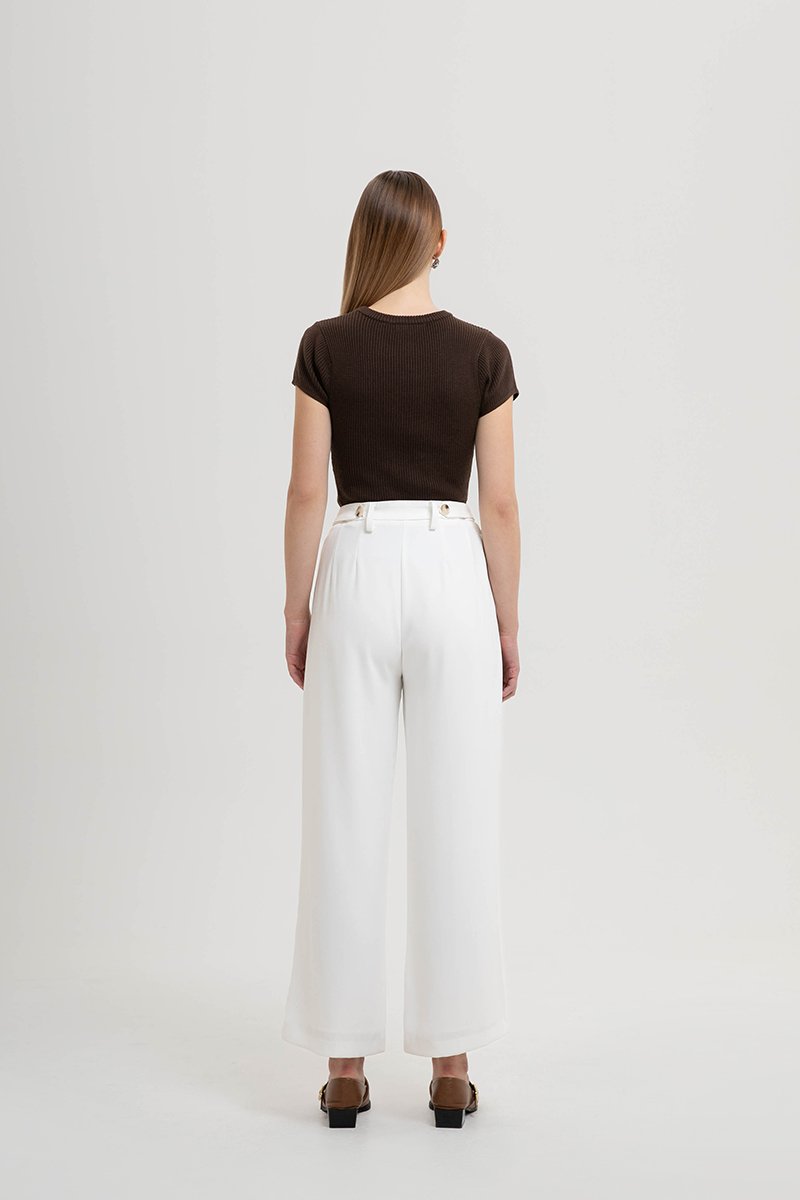 BLAKELY ADJUSTABLE WAIST WIDE LEG PANTS (REGULAR)