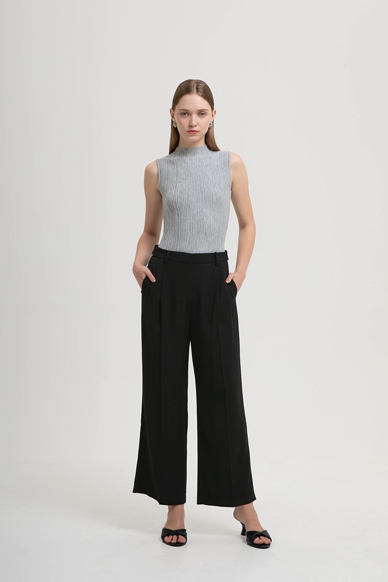 BLAKELY ADJUSTABLE WAIST WIDE LEG PANTS (REGULAR)