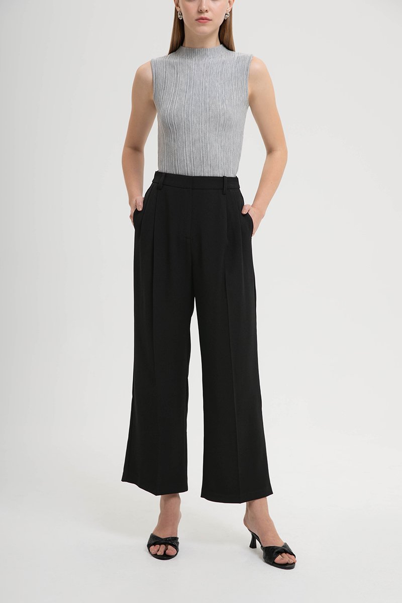 BLAKELY ADJUSTABLE WAIST WIDE LEG PANTS (REGULAR)