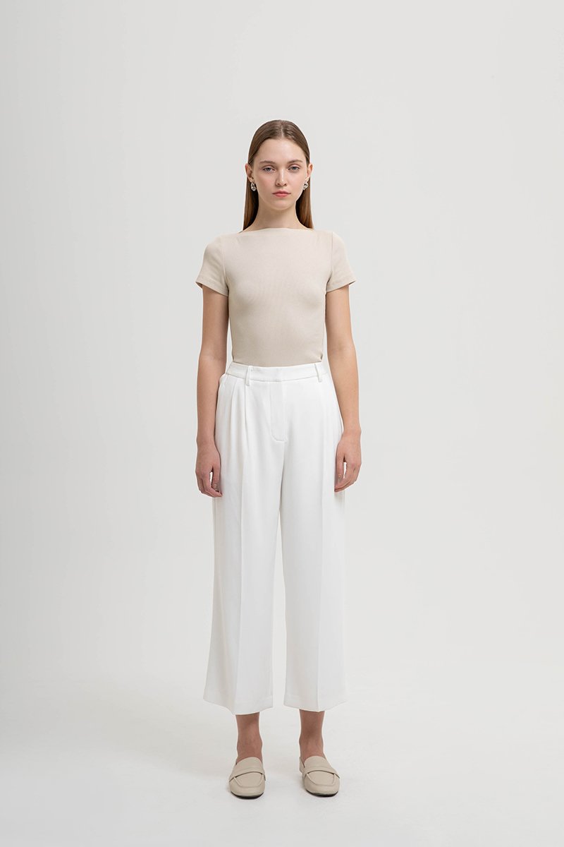 BLAKELY ADJUSTABLE WAIST WIDE LEG PANTS (PETITE)