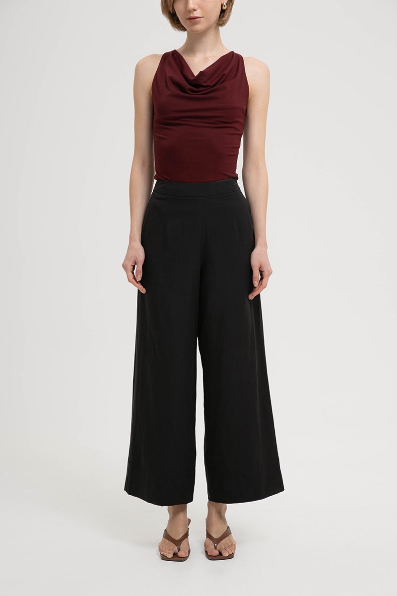 ELAN WIDE LEG LINEN PANTS