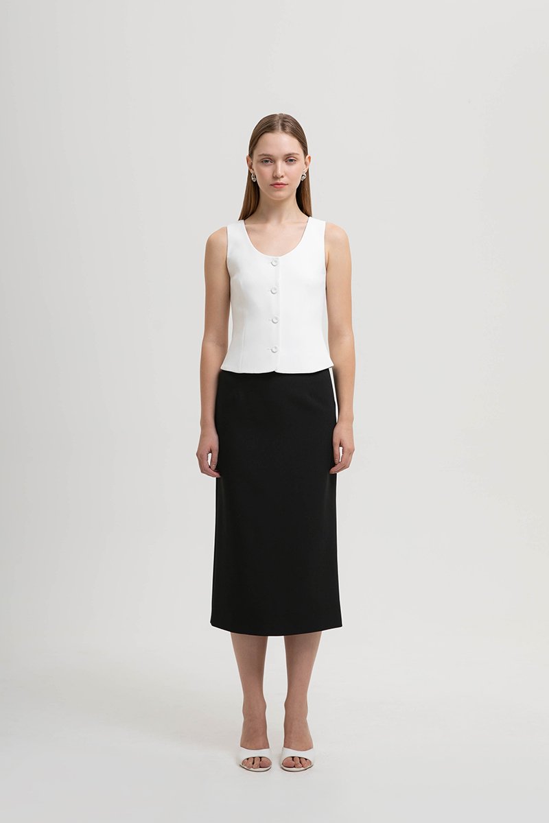 EMMA SCOOP NECK VEST TOP