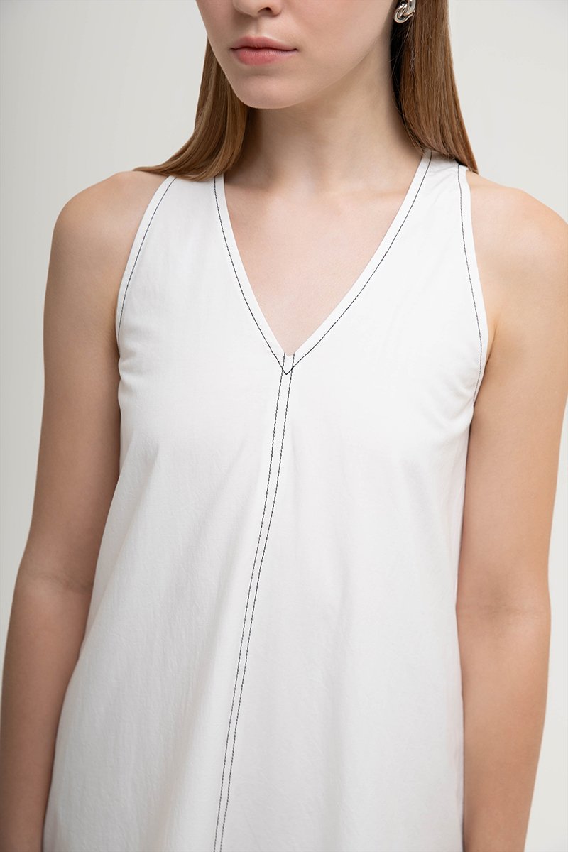 NATASHA CONTRAST MINI DRESS