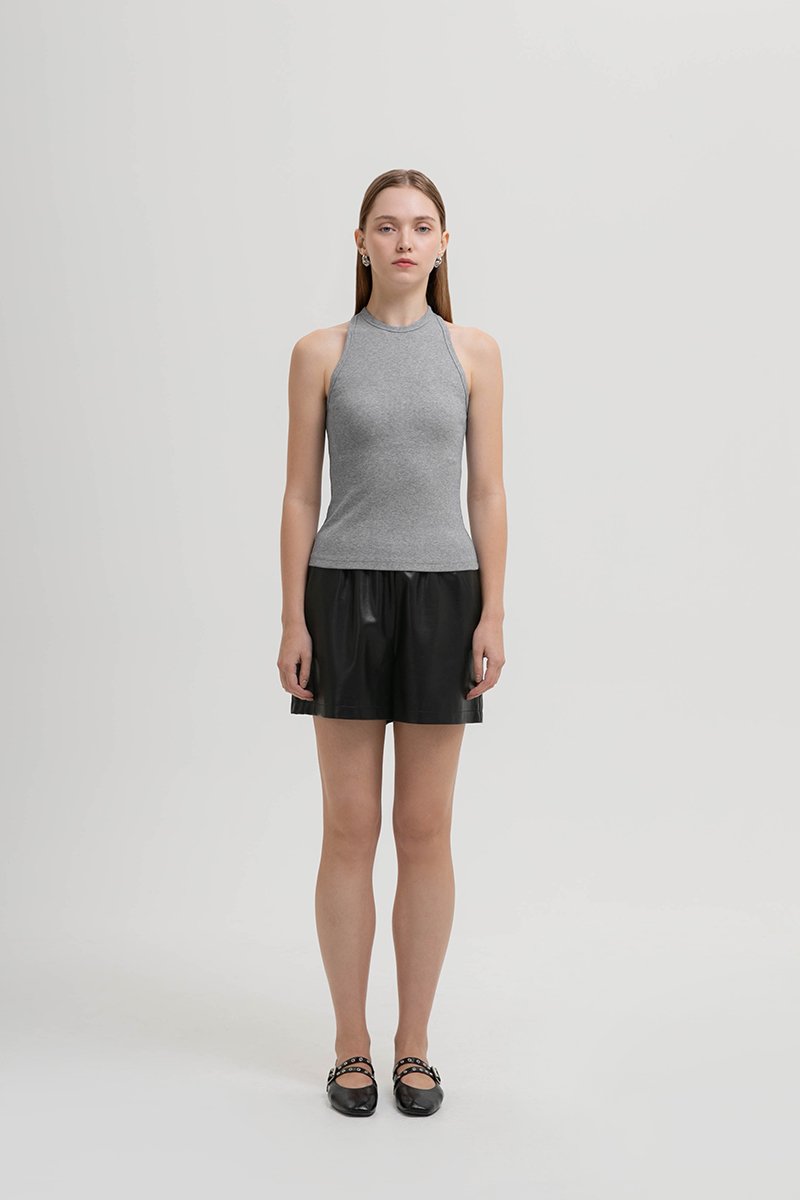 FARLEY CRISS CROSS BACK TANK TOP