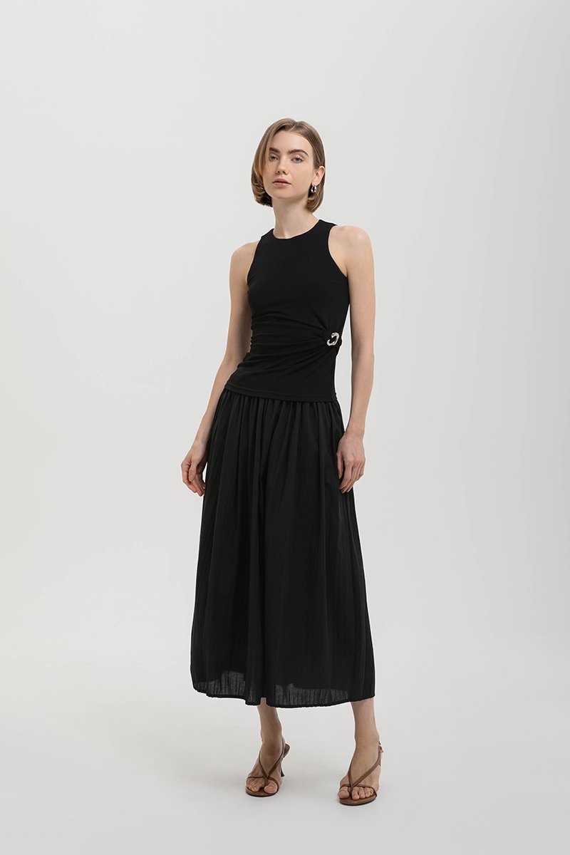 DANI MODAL TANK W/ DETACHABLE BROOCH