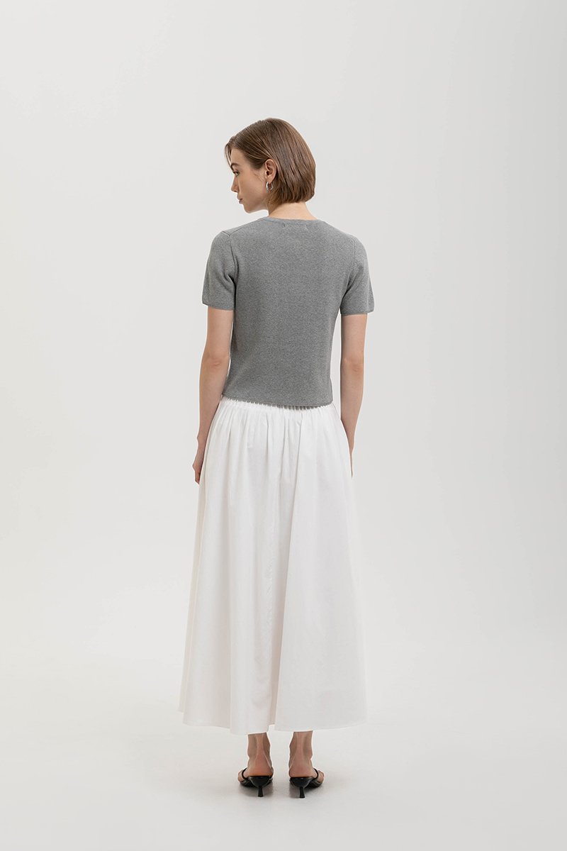 IVONNE BUTTONDOWN KNIT TOP